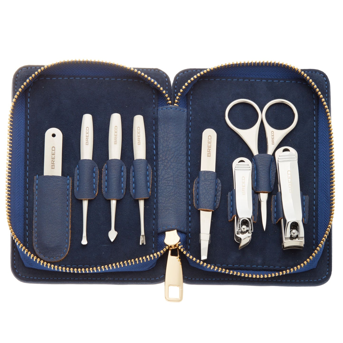 Breed Katana 8 Piece Surgical Steel Groom Kit - Blue - BRDGRMKIT-BLU