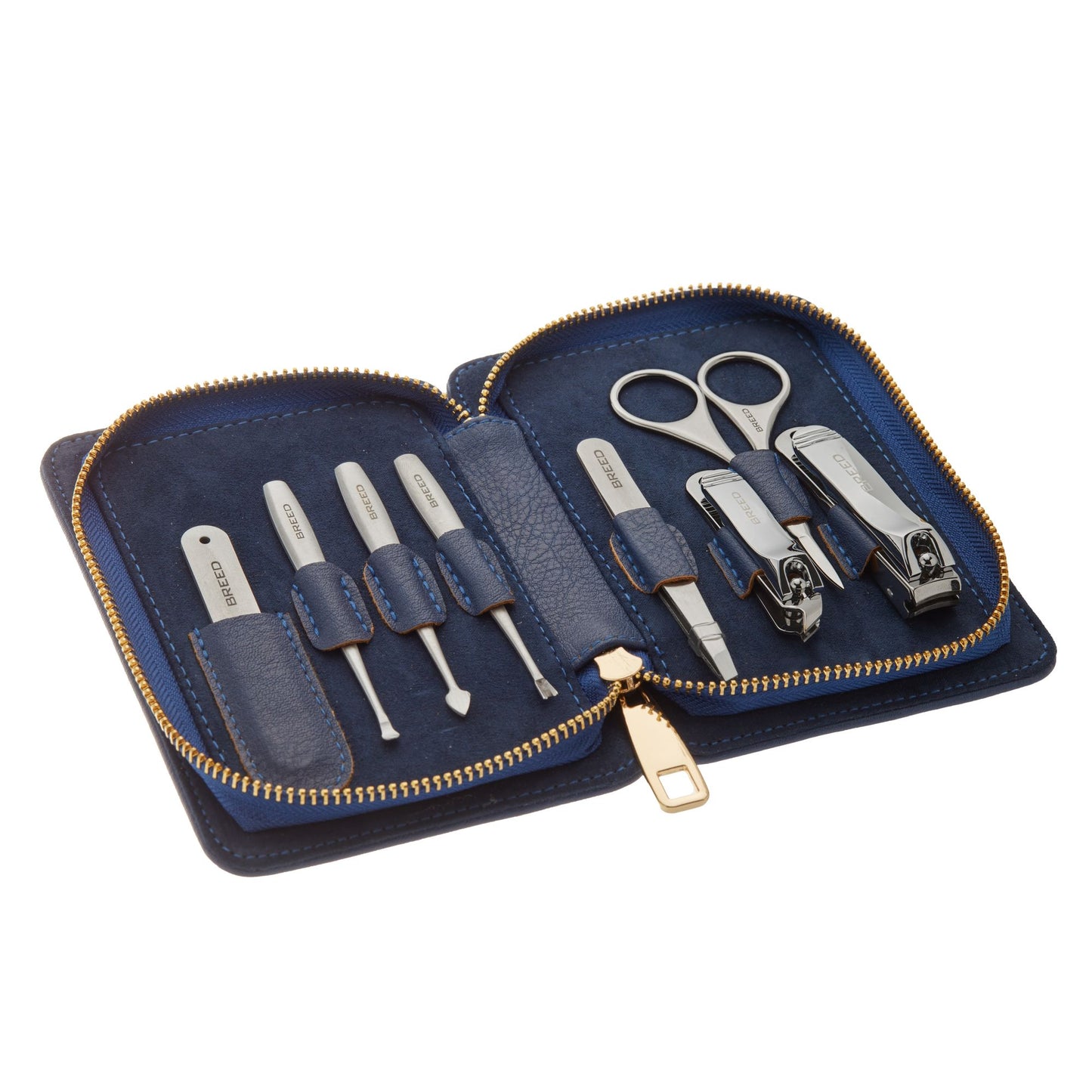 Breed Katana 8 Piece Surgical Steel Groom Kit - Blue - BRDGRMKIT-BLU