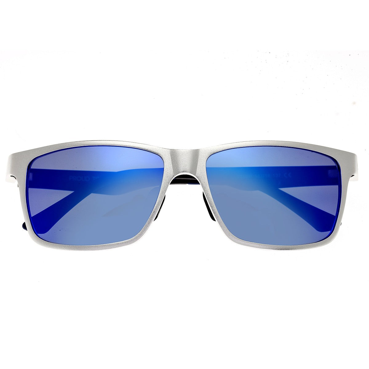 Breed Vulpecula Titanium Polarized Sunglasses - Silver/Purple-Blue - BSG029SR