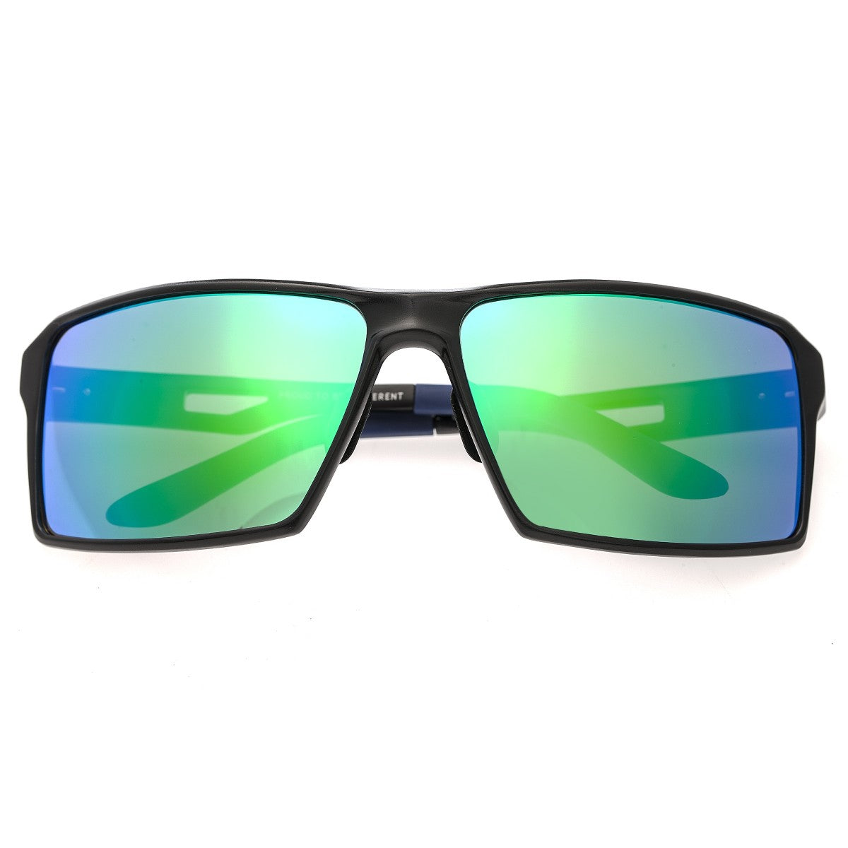 Breed Centaurus Aluminium Polarized Sunglasses - Black/Blue-Green - BSG021BK