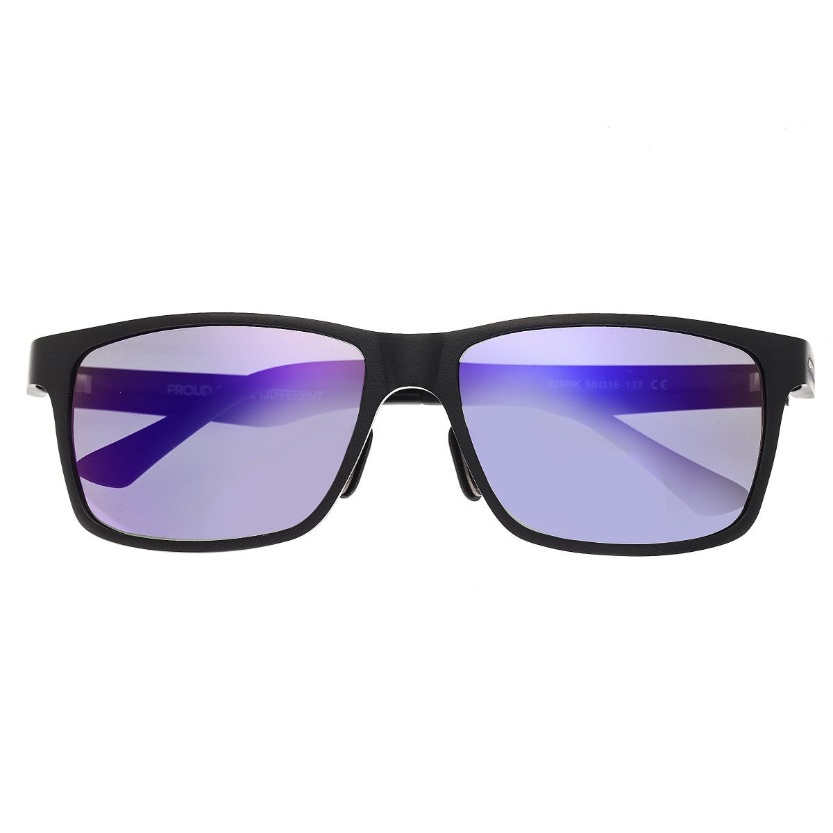 Breed Vulpecula Titanium Polarized Sunglasses - Black/Purple - BSG029BK