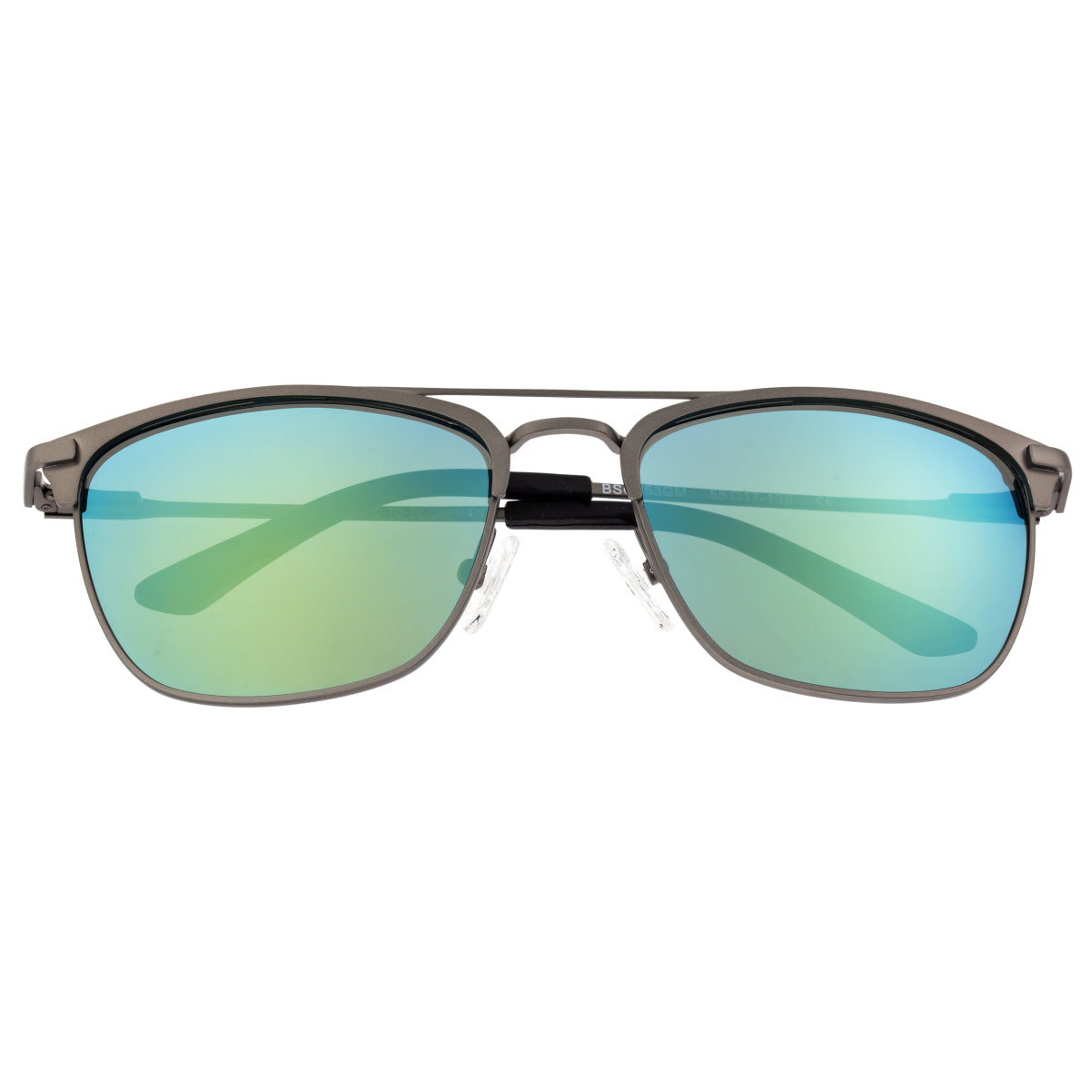 Breed Zodiac Titanium Polarized Sunglasses - Gunmetal/Green-Blue - BSG053GM