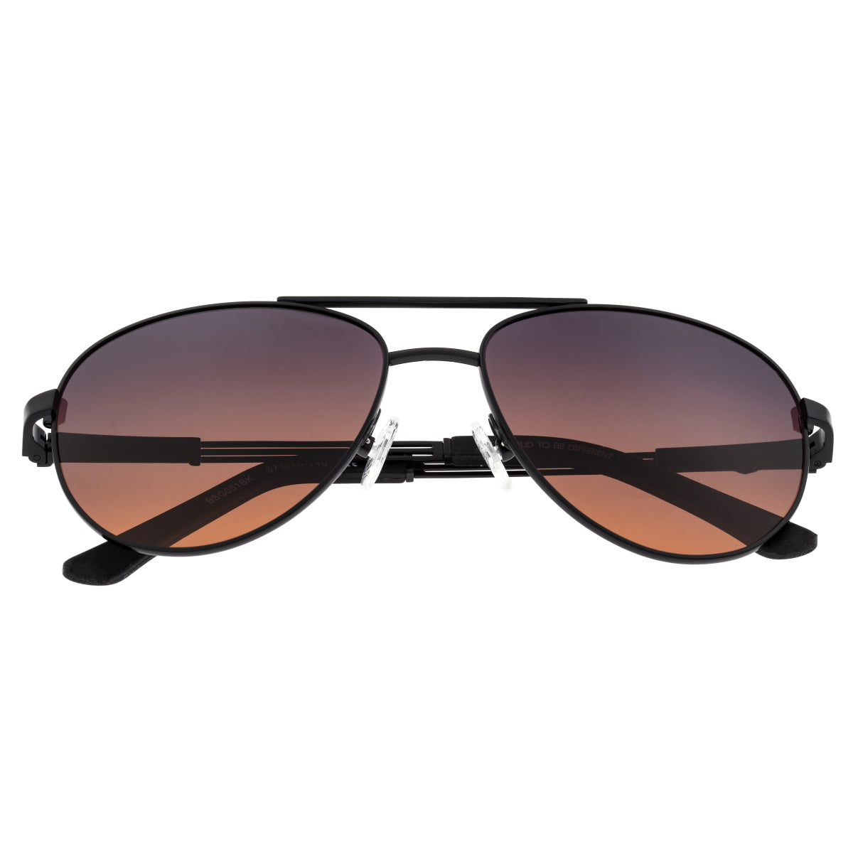 Breed Leo Titanium Polarized Sunglasses - Black/Brown - BSG051BK