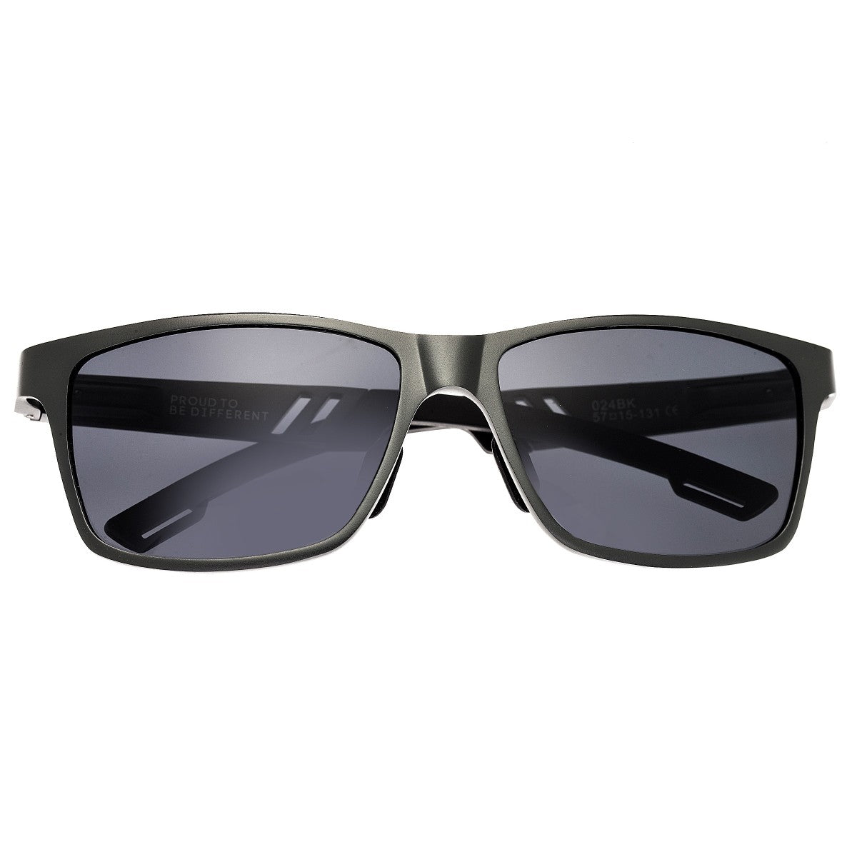 Breed Pyxis Titanium Polarized Sunglasses - Gunmetal/Black - BSG024BK