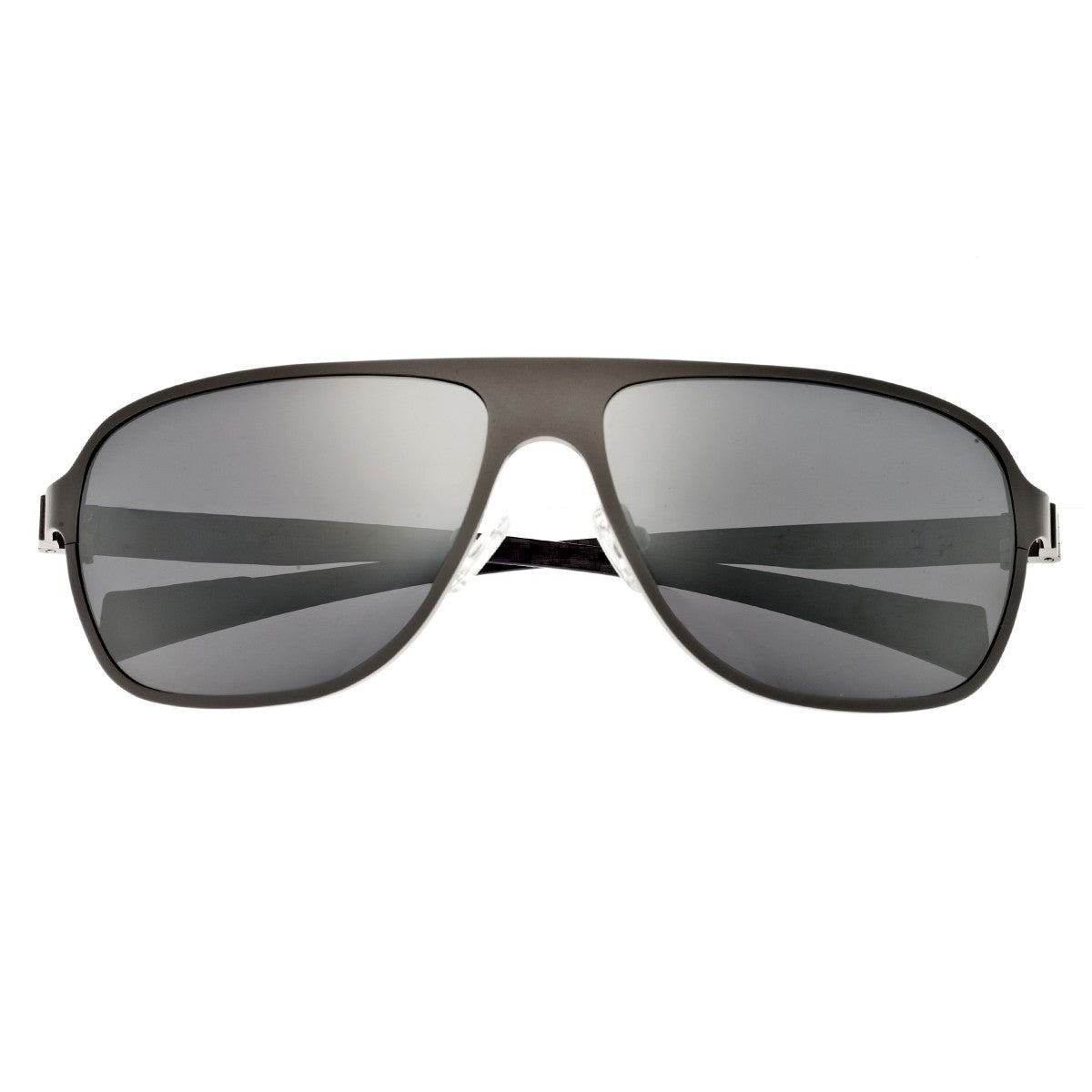 Breed Atmosphere Titanium and Carbon Fiber Polarized Sunglasses - Silver/Silver - BSG004SR