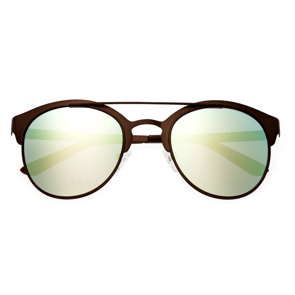 Breed Phoenix Titanium Polarized Sunglasses - Brown/Celeste - BSG036BN