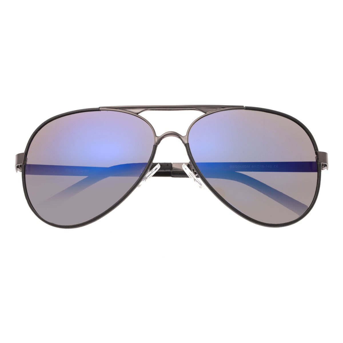Breed Genesis Polarized Sunglasses - Gunmetal/Purple-Blue - BSG046GM