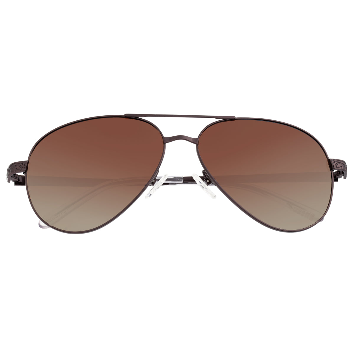 Breed Void Titanium Polarized Sunglasses - Brown/Brown - BSG059BN