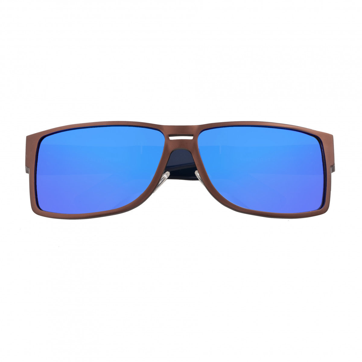 Breed Stratus Aluminium Polarized Sunglasses - Brown/Blue - BSG010BN