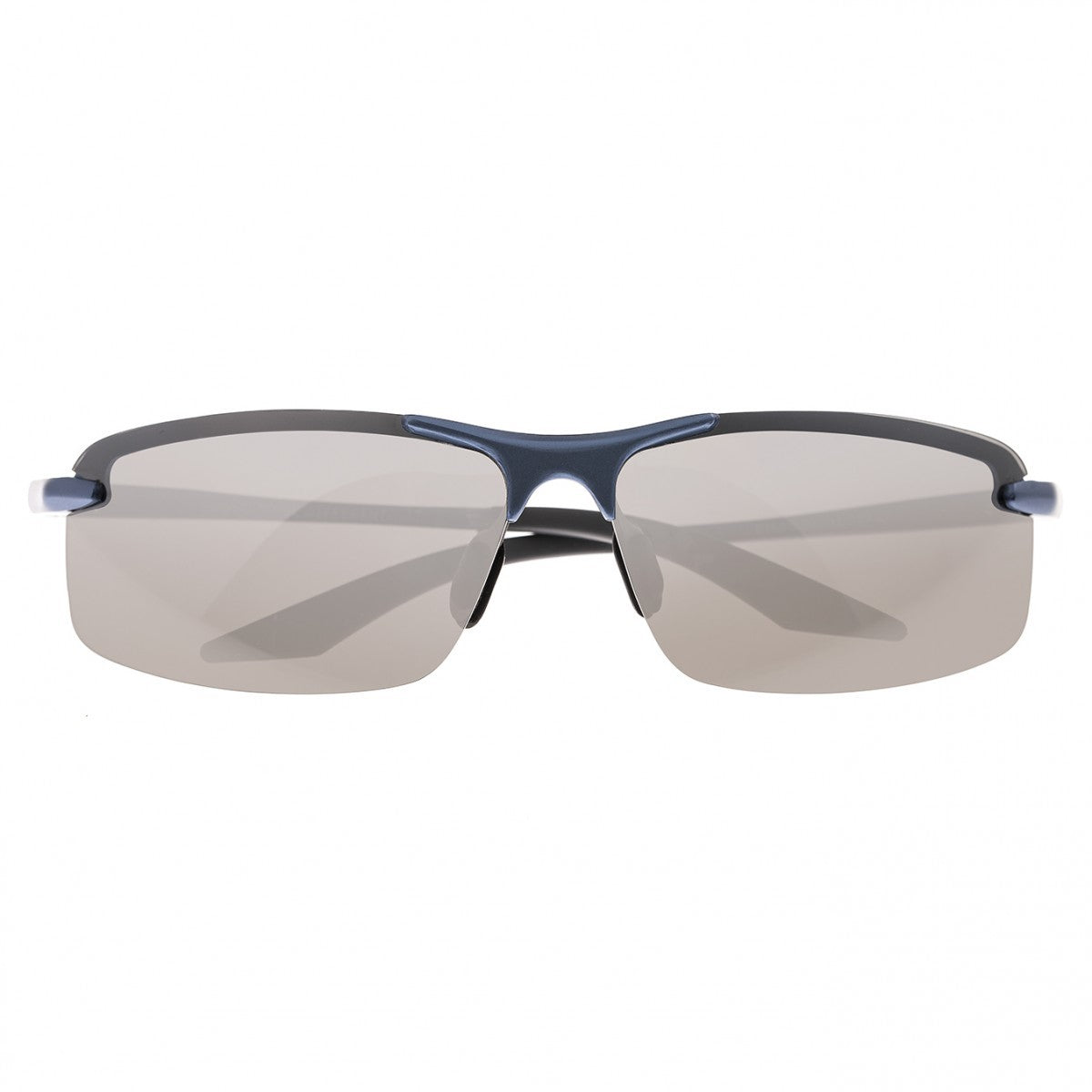 Breed Lynx Aluminium Polarized Sunglasses - Blue/Silver - BSG015BL