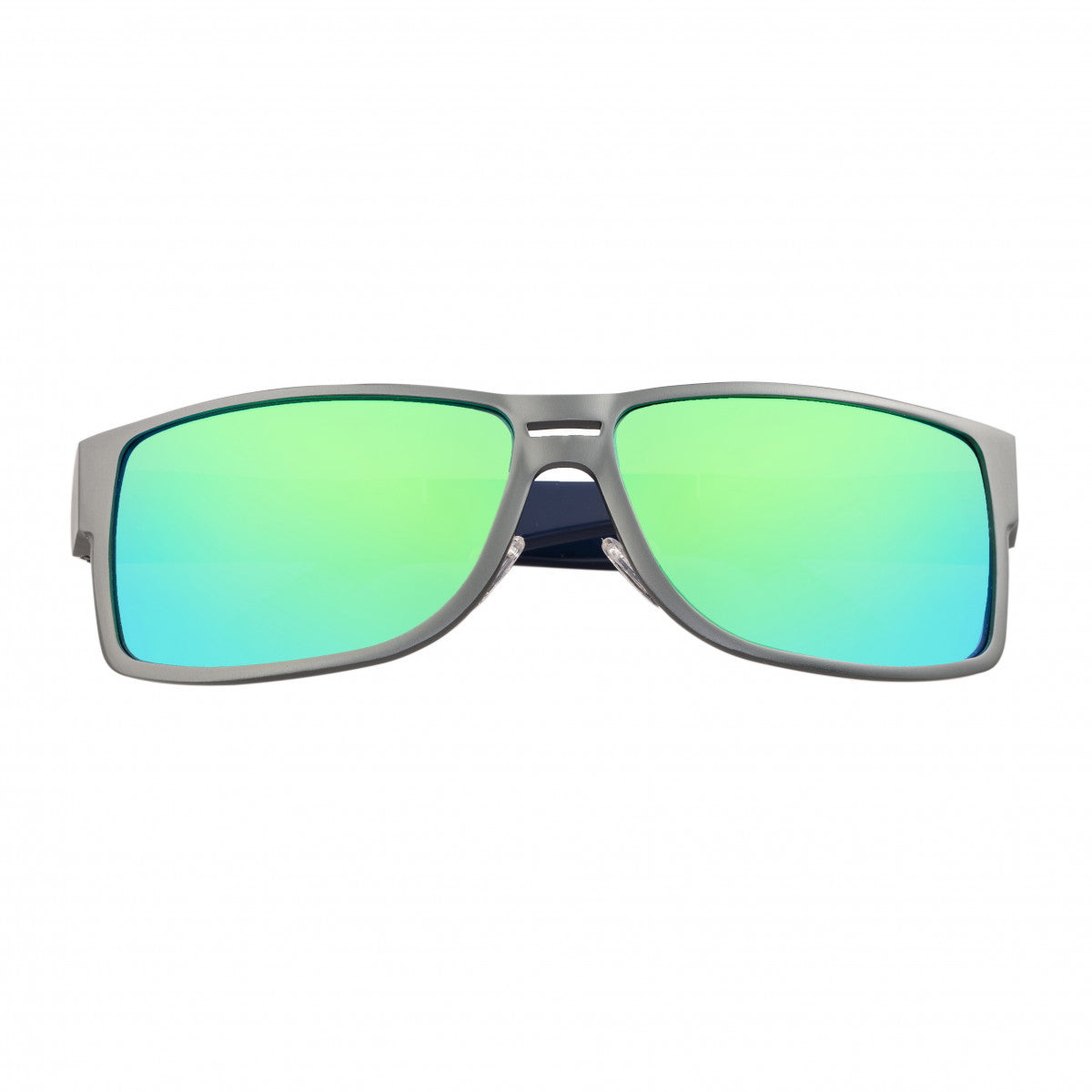 Breed Stratus Aluminium Polarized Sunglasses - Gunmetal/Green - BSG010SR