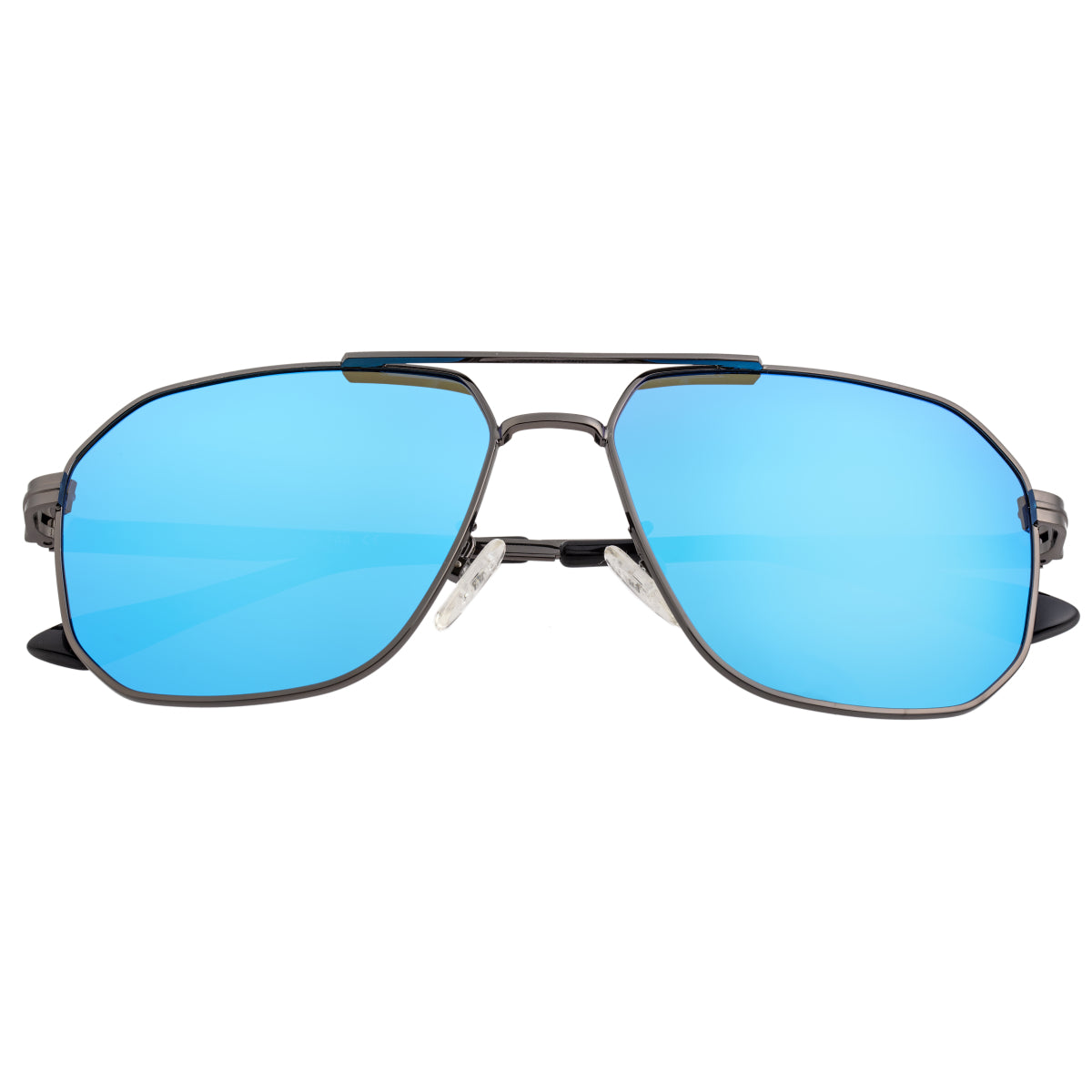 Breed Norma Polarized Sunglasses - Gunmetal/Blue - BSG064BL