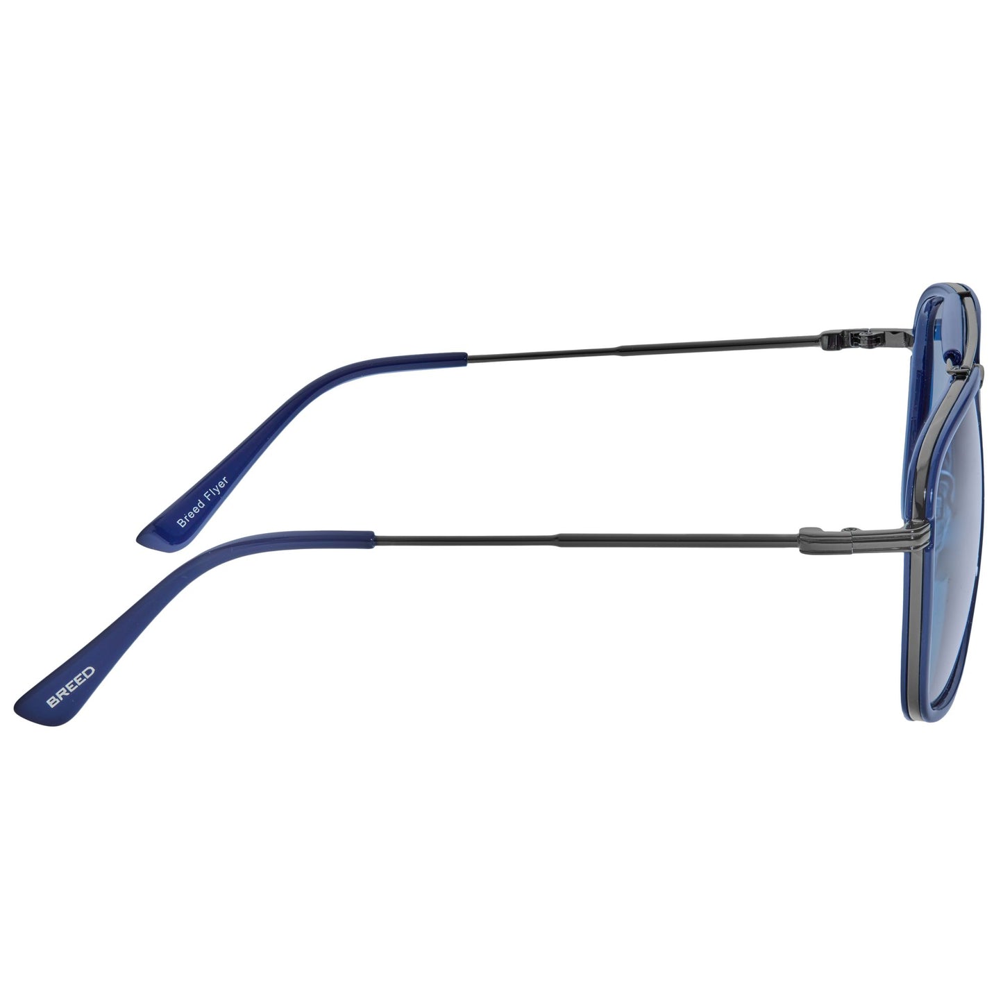 Breed Flyer Polarized Sunglasses - Navy/Blue - BSG068C4