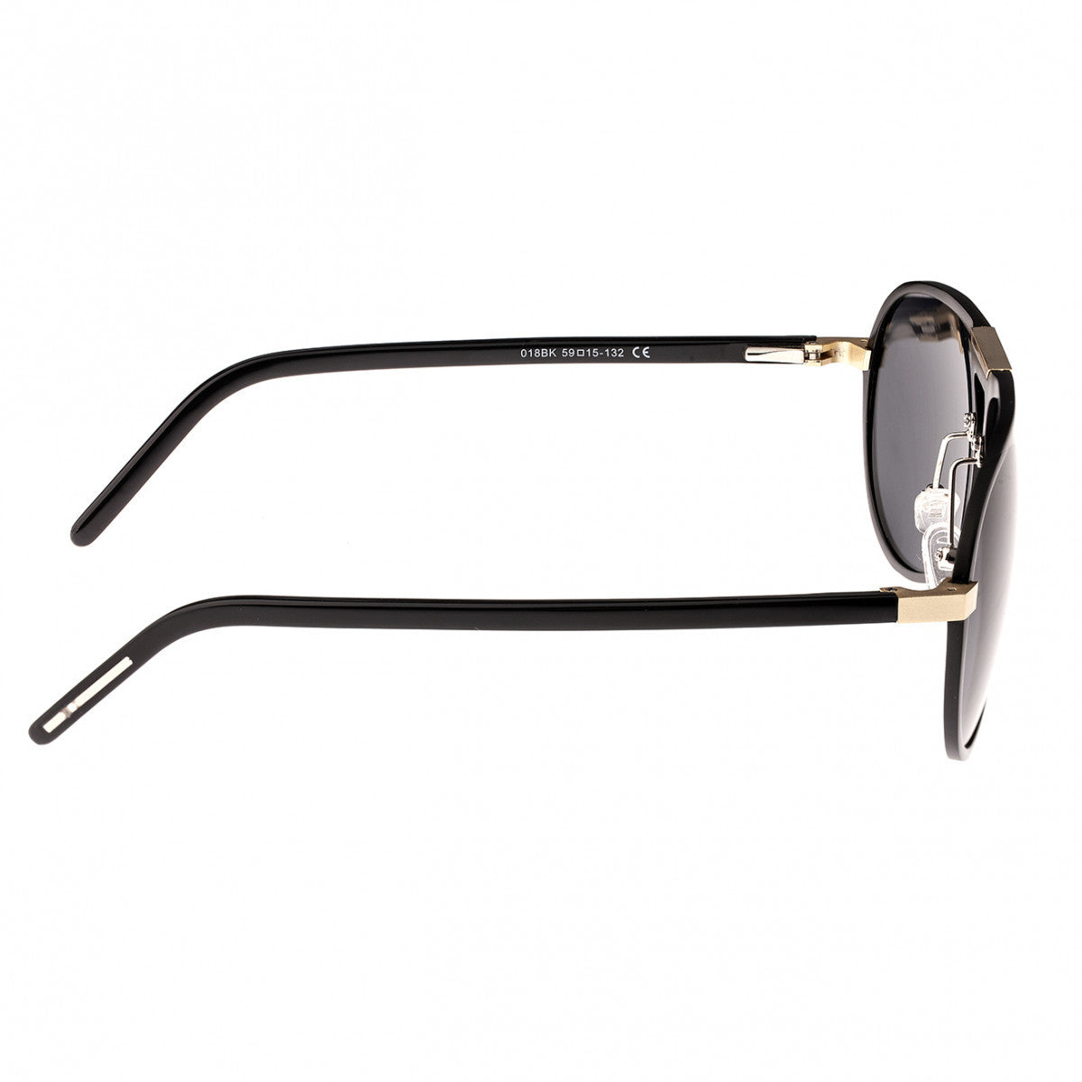 Breed Nova Aluminium Polarized Sunglasses - Black/Black - BSG018BK