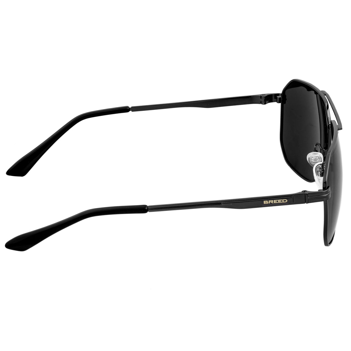 Breed Norma Polarized Sunglasses - Black/Black - BSG064BK