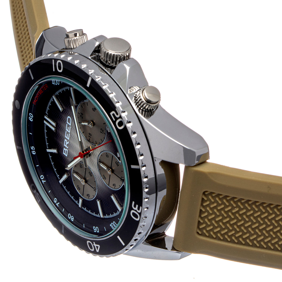 Breed Tempo Chronograph Strap Watch - Olive - BRD9105