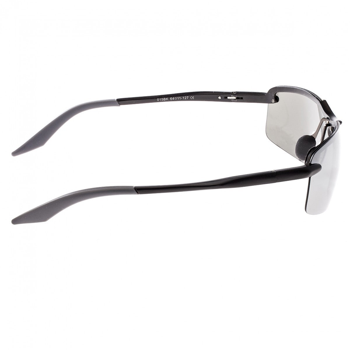 Breed Lynx Aluminium Polarized Sunglasses - Black/Silver - BSG015BK
