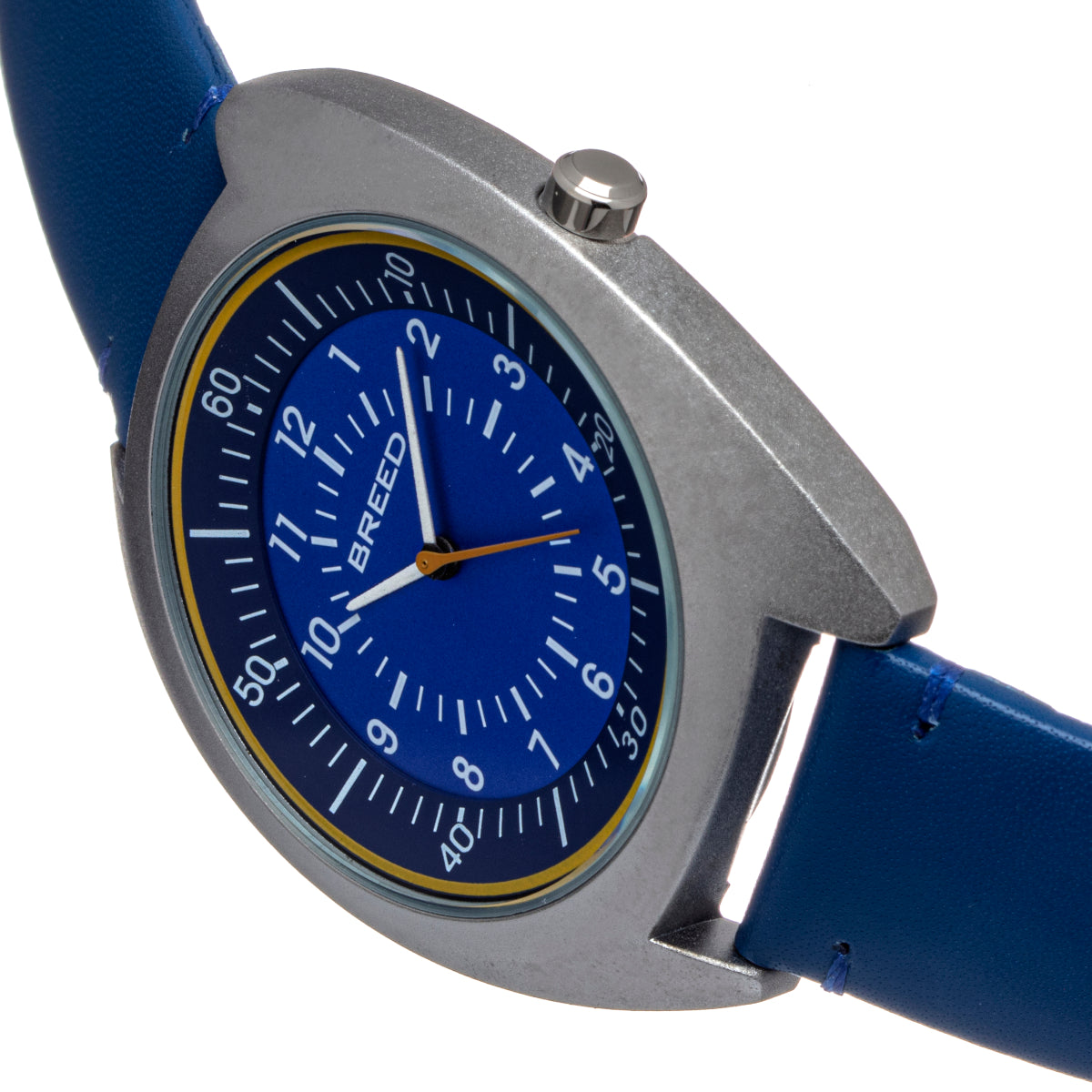 Breed Victor Leather-Band Watch - Blue - BRD9203