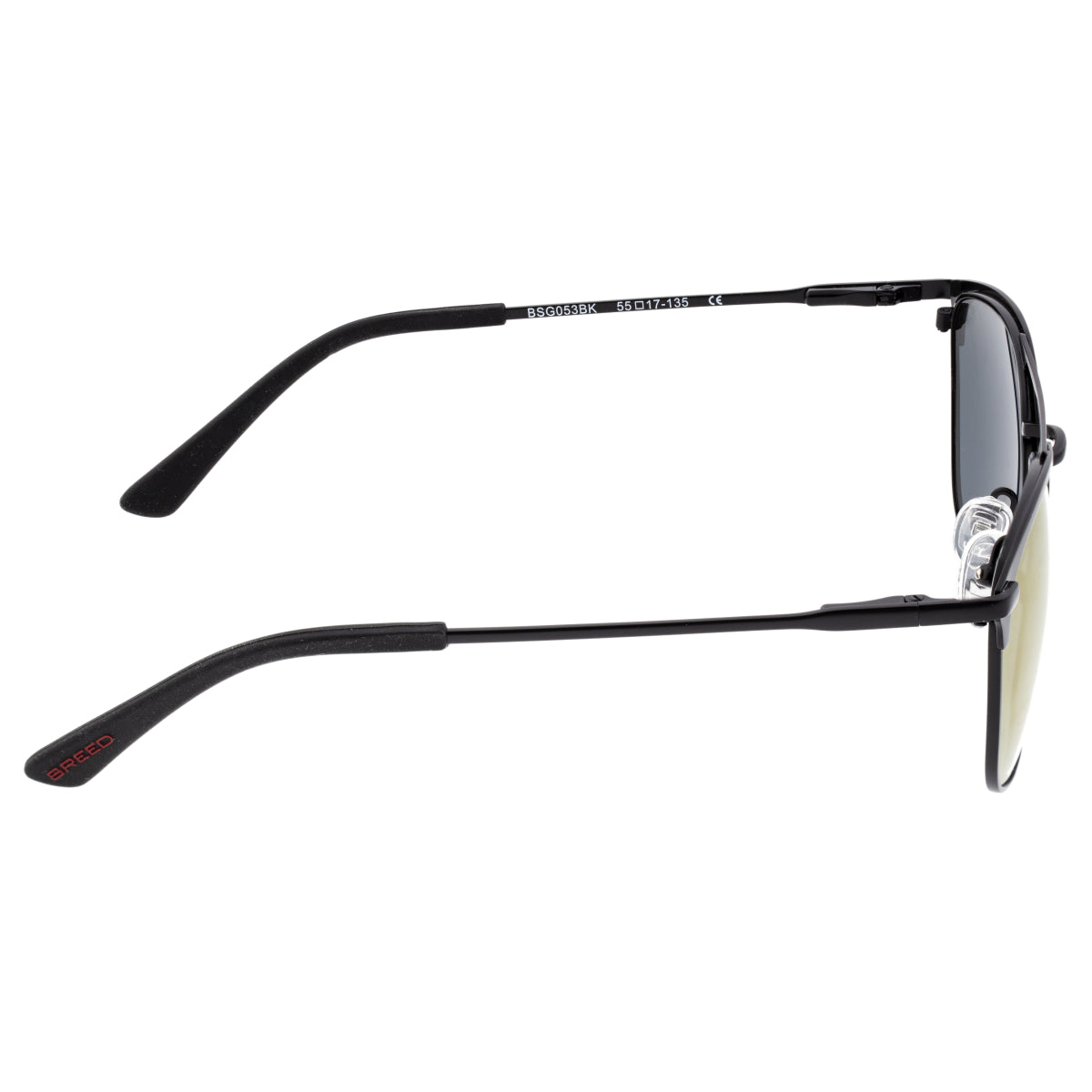 Breed Zodiac Titanium Polarized Sunglasses - Black/Bronze - BSG053BK