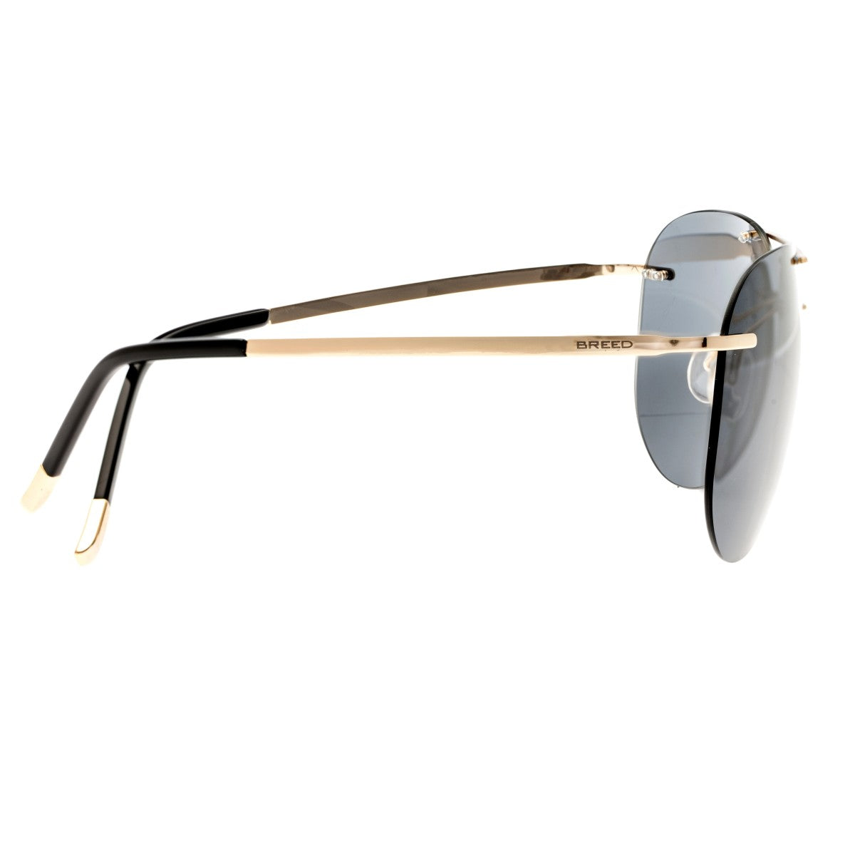 Breed Luna Polarized Sunglasses - Gold/Black - BSG044GD