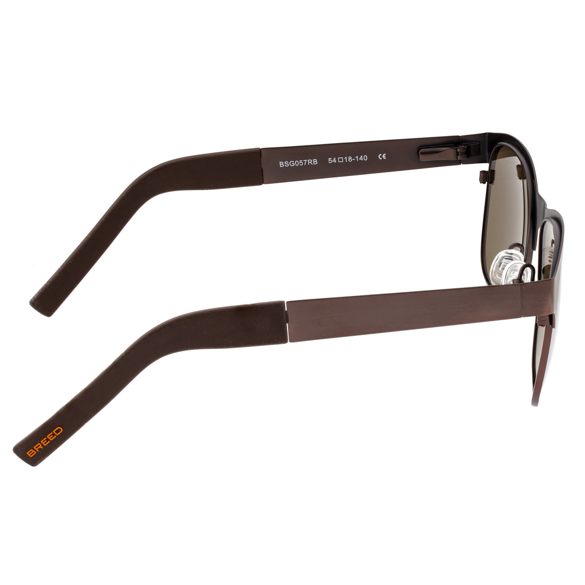 Breed Hypnos Titanium Polarized Sunglasses - Brown/Brown - BSG057RB