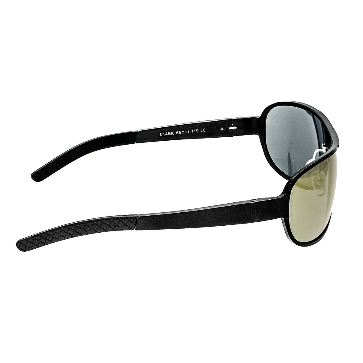 Breed Xander Aluminium Polarized Sunglasses - Black/Gold - BSG014BK