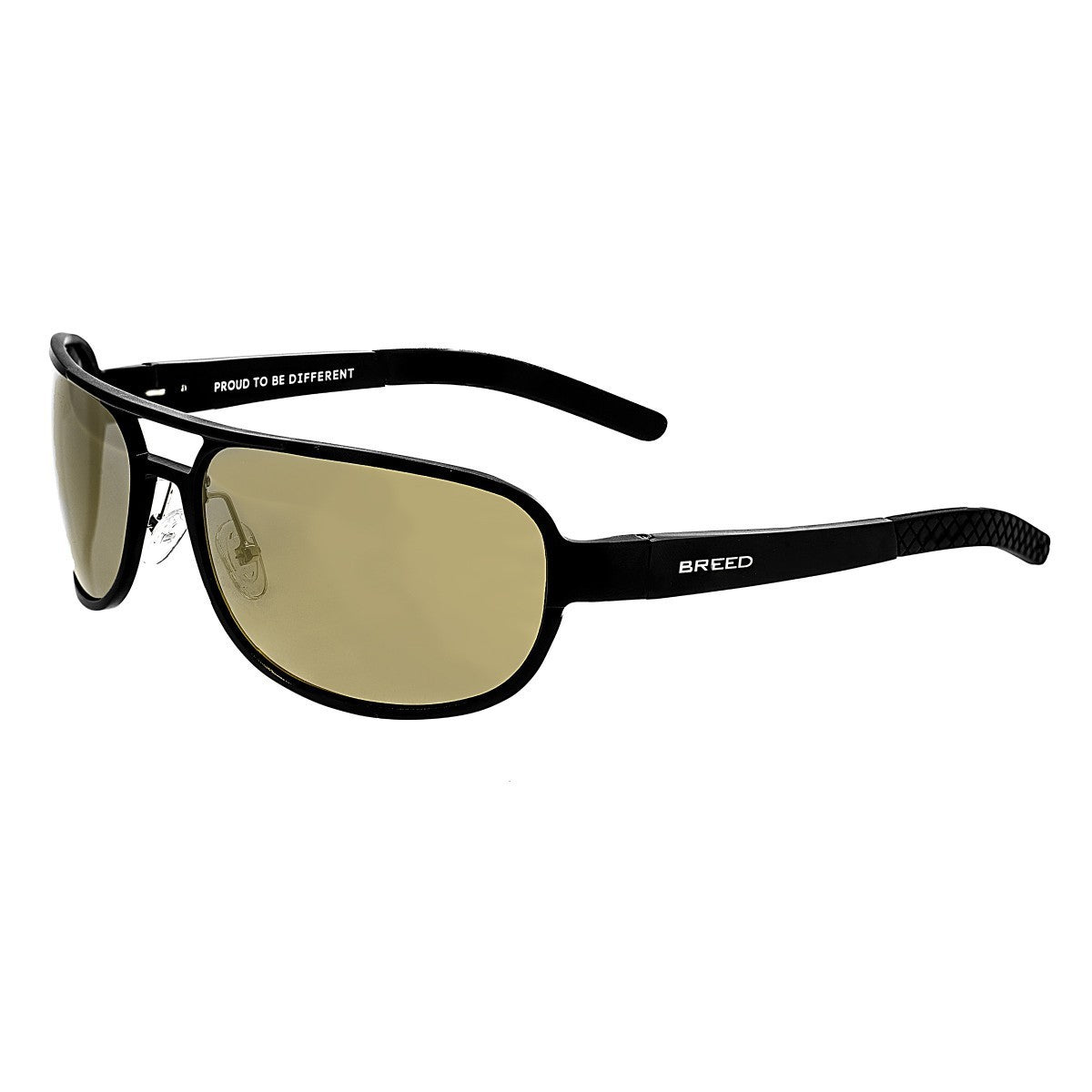 Breed Xander Aluminium Polarized Sunglasses - Black/Gold - BSG014BK