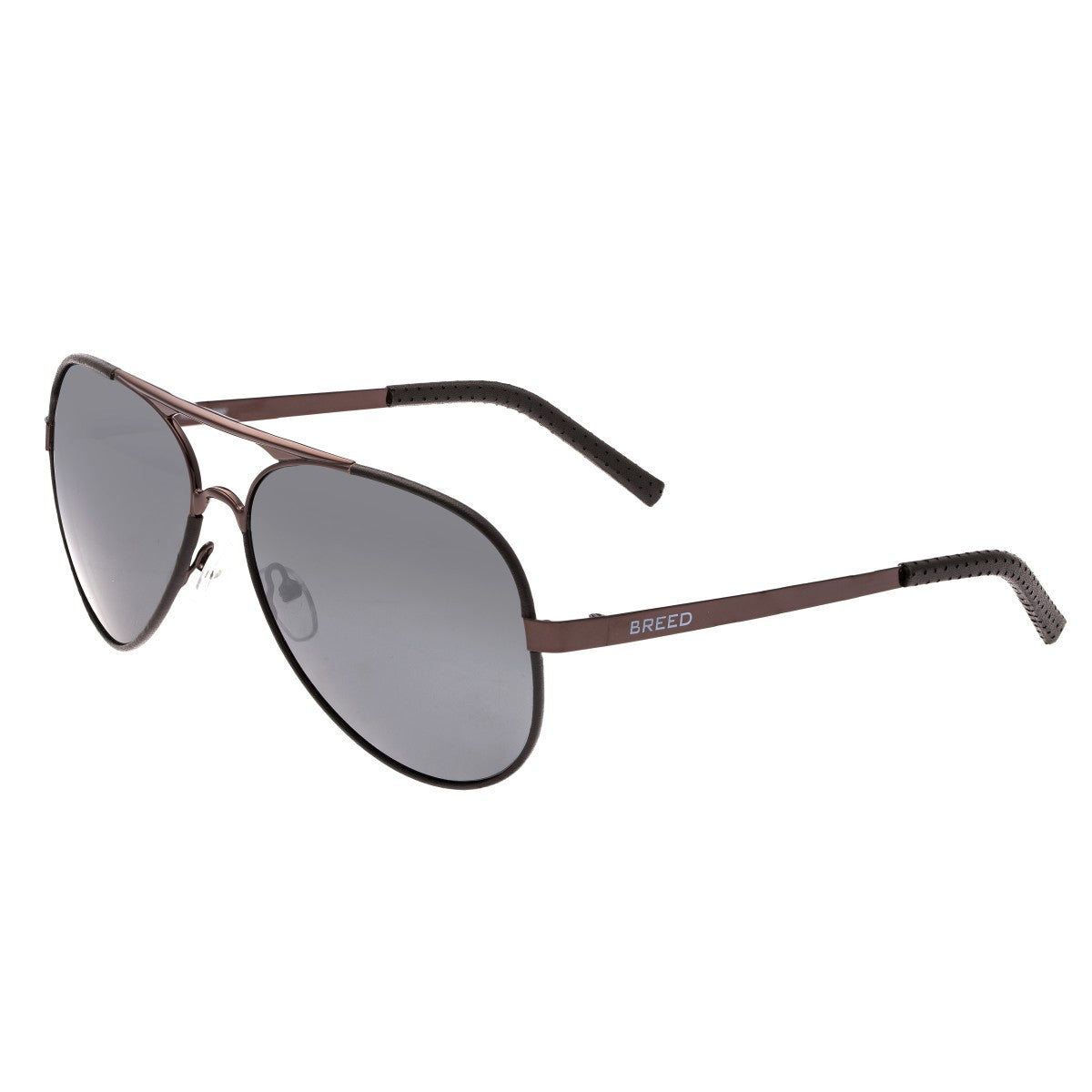 Breed Genesis Polarized Sunglasses - Brown/Black - BSG046BN