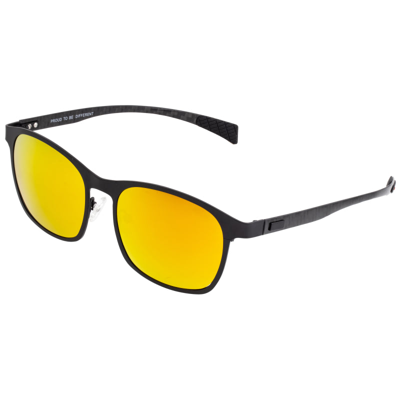 Breed Halley Titanium Polarized Sunglasses - Black/Red-Yellow - BSG034BK