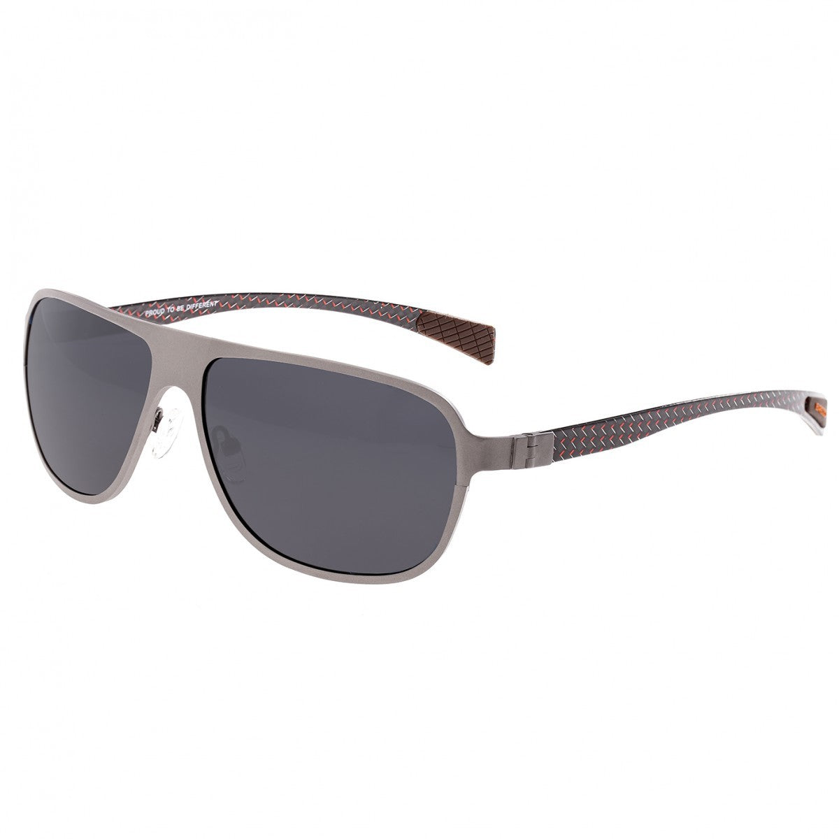 Breed Atmosphere Titanium and Carbon Fiber Polarized Sunglasses - Gunmetal/Black - BSG004GM