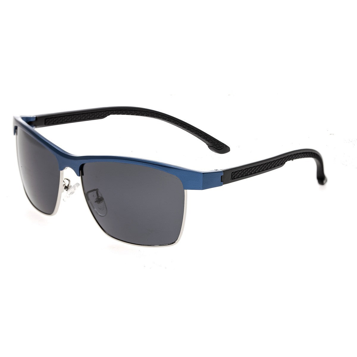 Breed Bode Aluminium Polarized Sunglasses - Blue/Black - BSG026BL