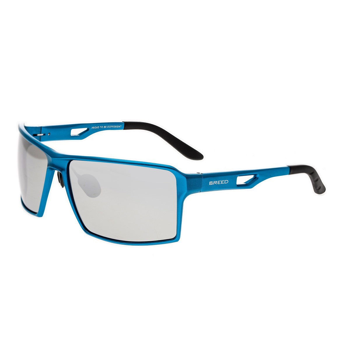 Breed Centaurus Aluminium Polarized Sunglasses - Blue/Silver - BSG021BL