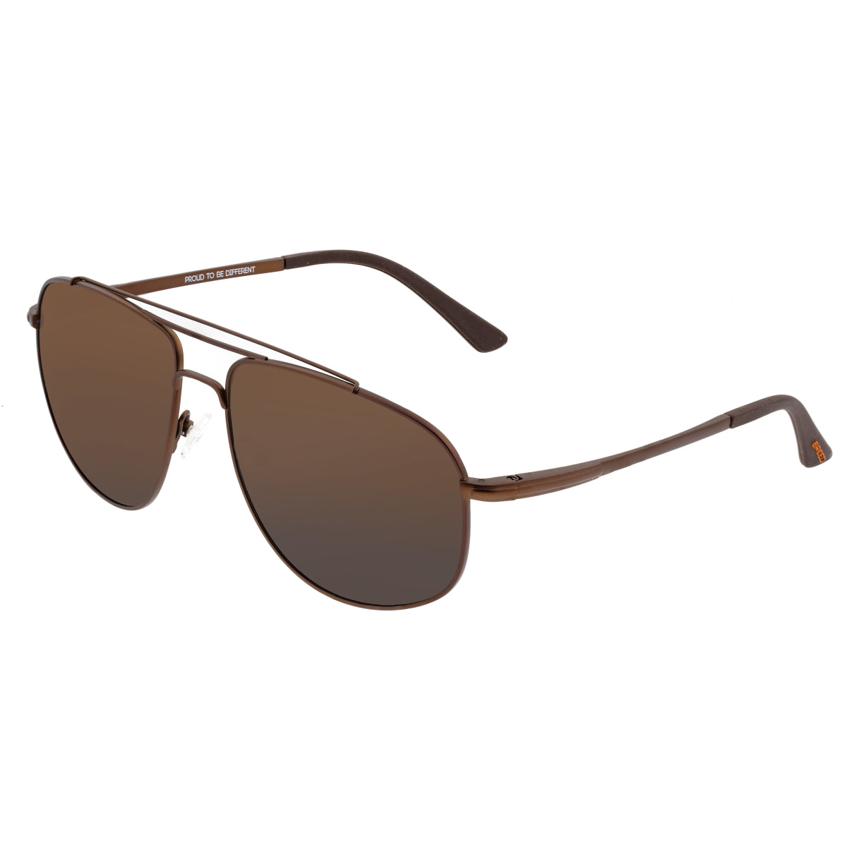 Breed Asteroid Titanium Polarized Sunglasses - Brown/Brown - BSG052BN