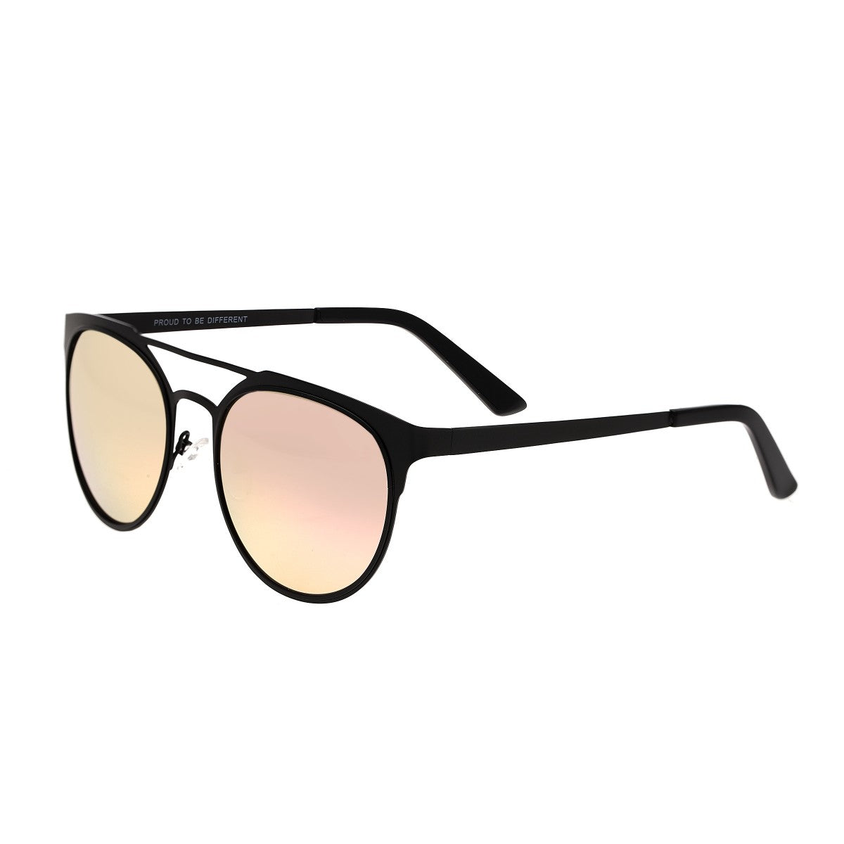 Breed Mensa Titanium Polarized Sunglasses - Black/Rose Gold - BSG037BK