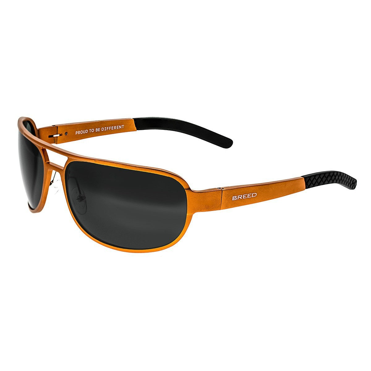Breed Xander Aluminium Polarized Sunglasses - Orange/Black - BSG014OG