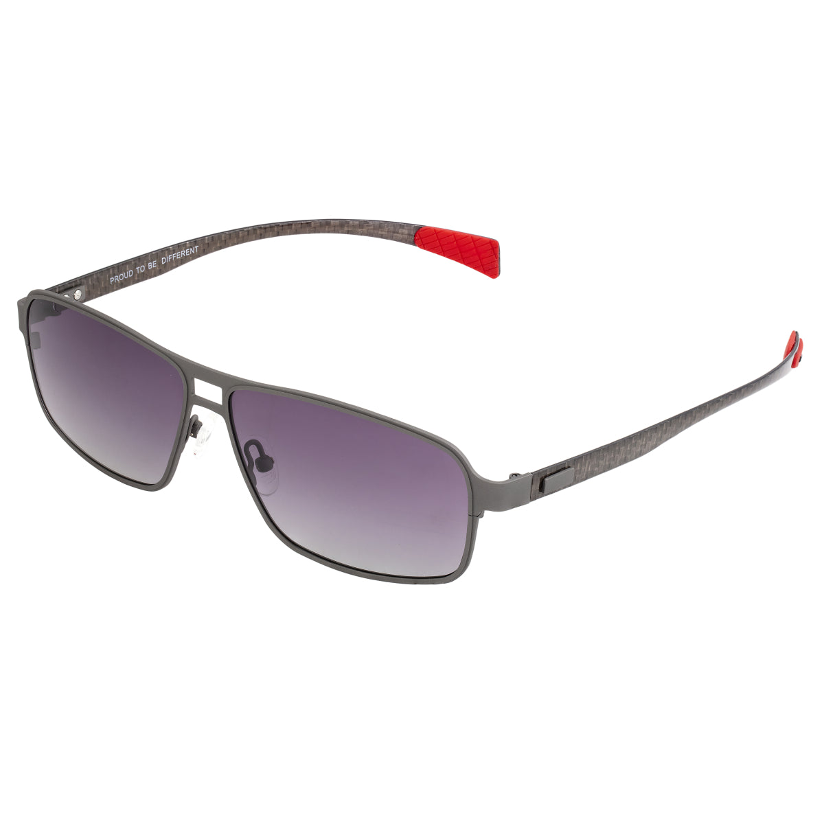 Breed Meridian Titanium and Carbon Fiber Polarized Sunglasses - Gunmetal/Black - BSG003GM