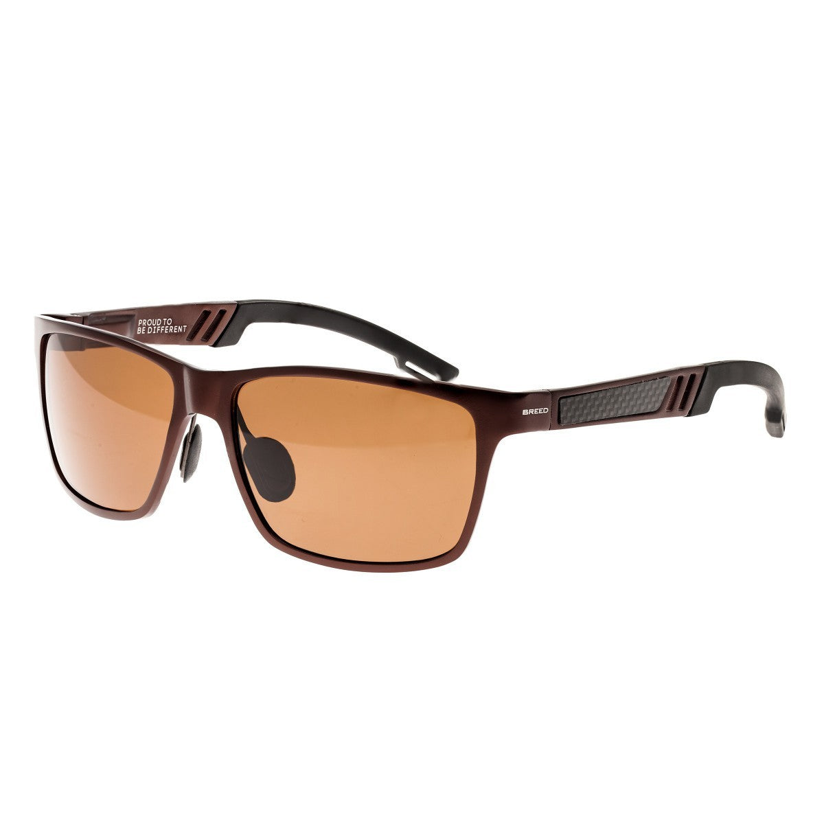 Breed Pyxis Titanium Polarized Sunglasses - Brown/Brown - BSG024BN