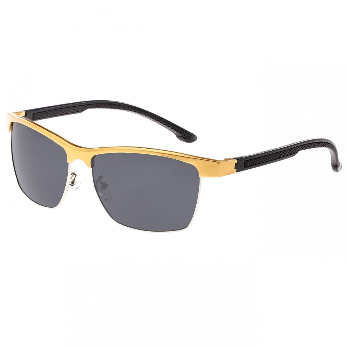 Breed Bode Aluminium Polarized Sunglasses - Gold/Black - BSG026GD