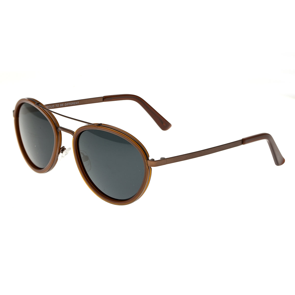 Breed Gemini Titanium Polarized Sunglasses - Brown/Black - BSG038BN