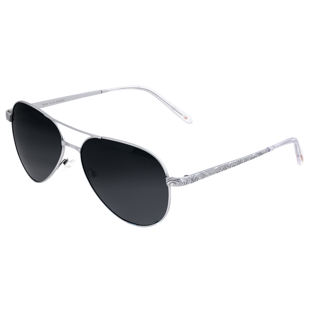 Breed Void Titanium Polarized Sunglasses - Silver/Black - BSG059SL