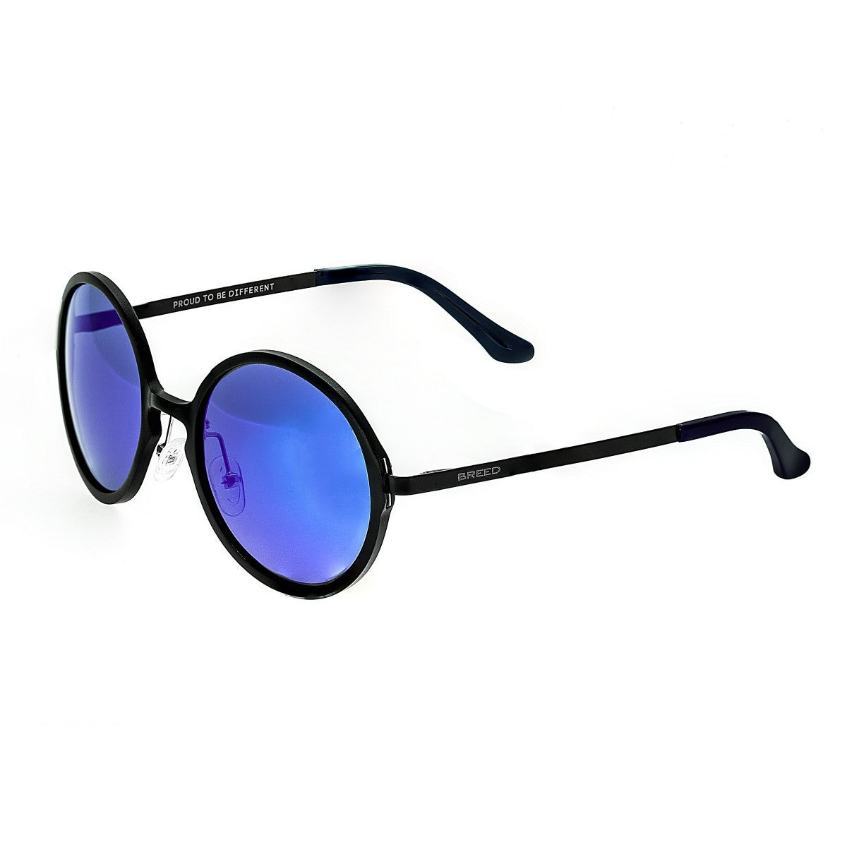 Breed Corvus Aluminium Polarized Sunglasses - Black/Blue - BSG025BK