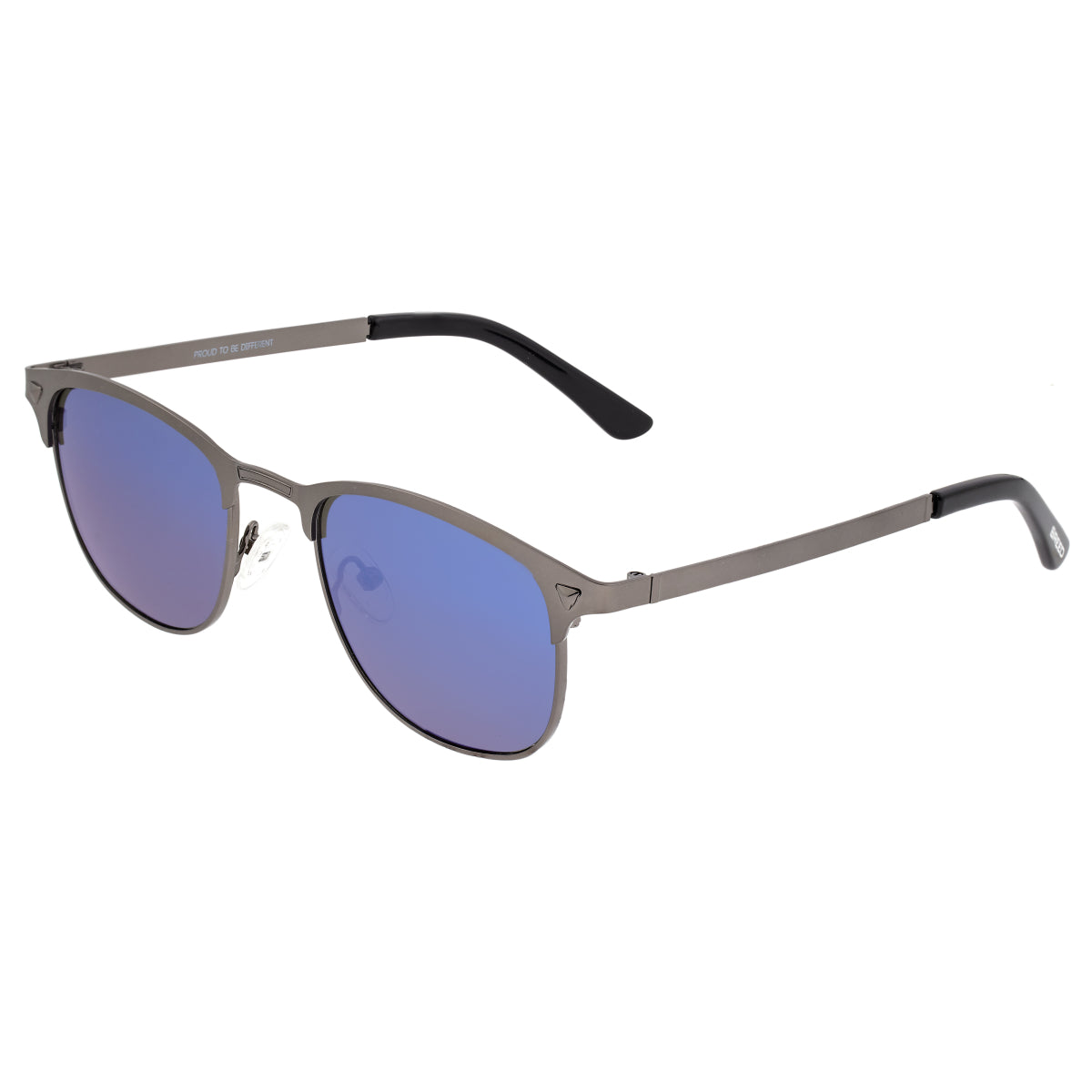 Breed Phase Titanium Polarized Sunglasses - Gunmetal/Blue - BSG058GM