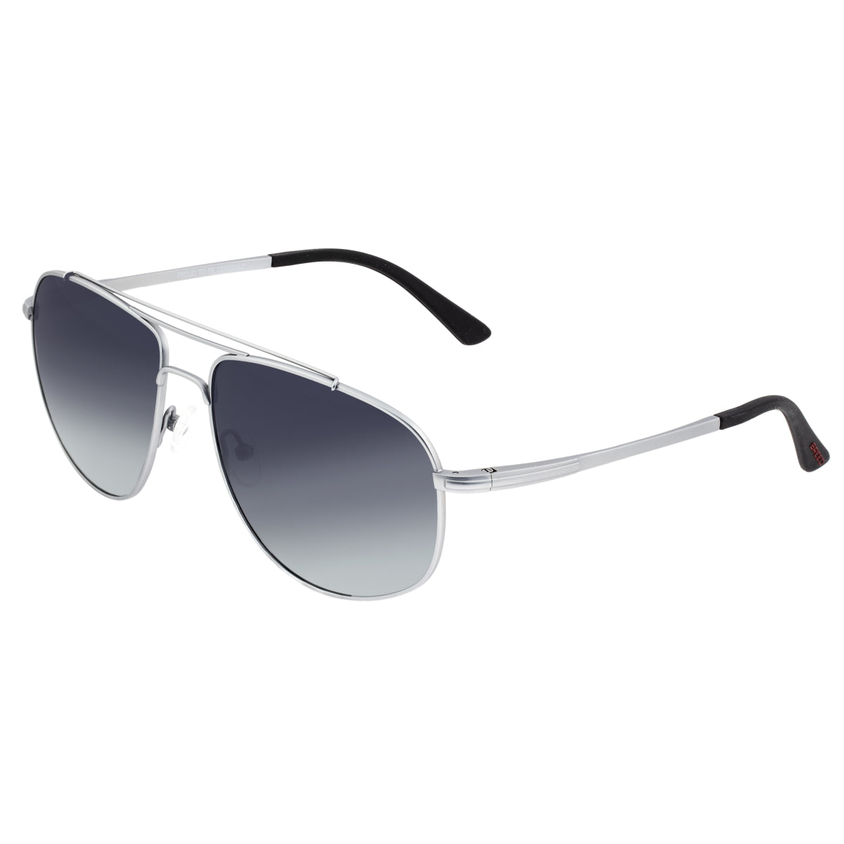 Breed Asteroid Titanium Polarized Sunglasses - Silver/Black - BSG052SL