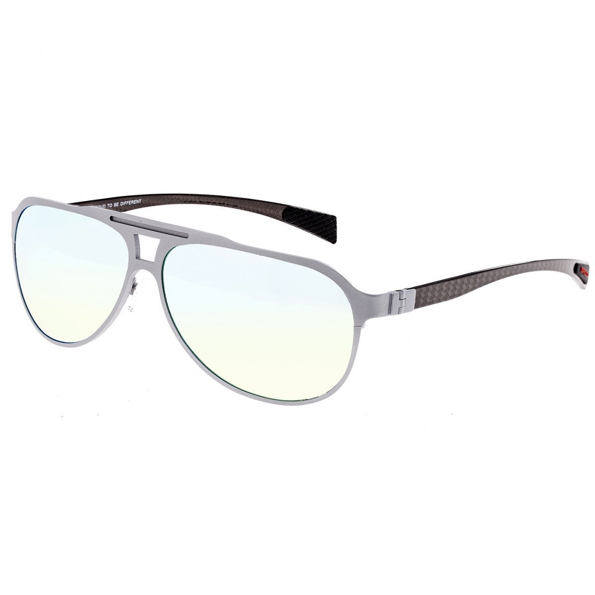 Breed Apollo Titanium and Carbon Fiber Polarized Sunglasses - Silver/Gold - BSG006SR