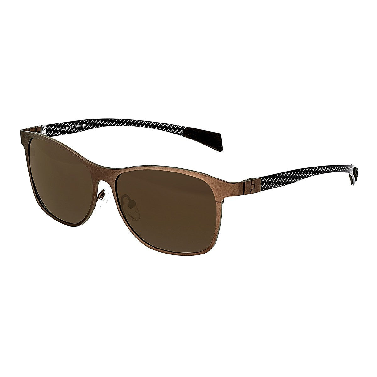 Breed Templar Titanium Polarized Sunglasses - Brown/Brown - BSG035BN