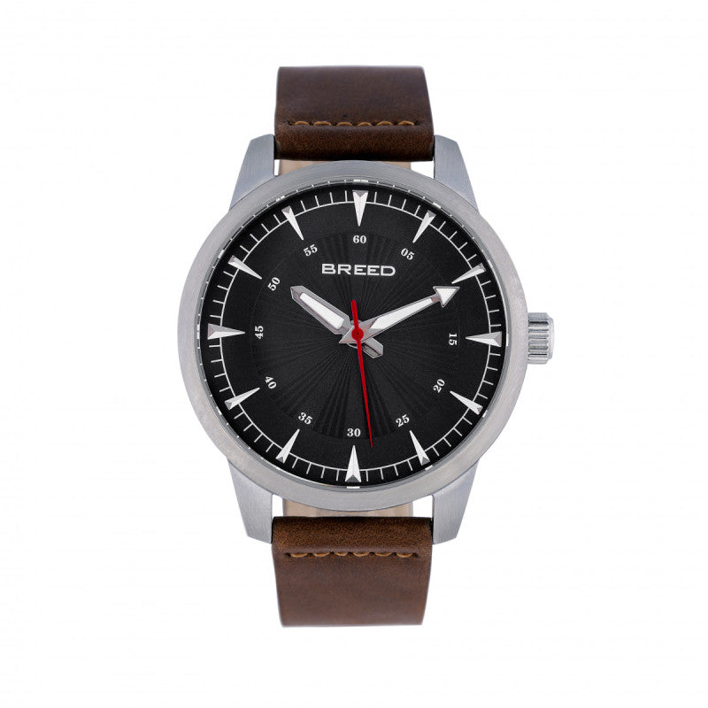 Breed Renegade Leather-Band Watch