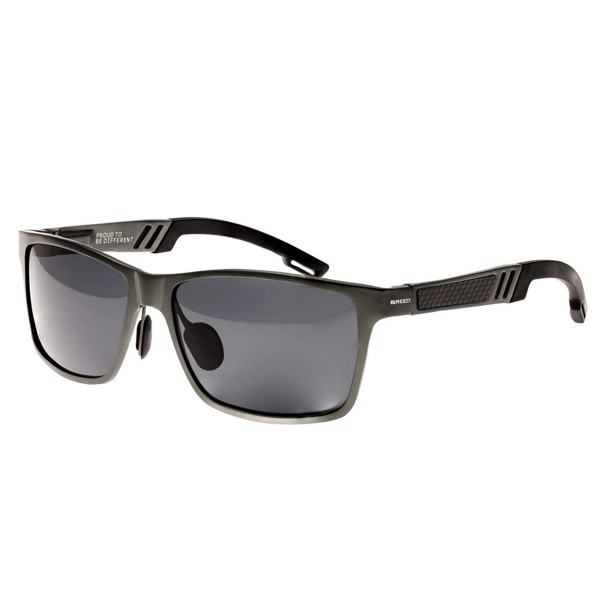 Breed Pyxis Titanium Polarized Sunglasses - Gunmetal/Black - BSG024BK