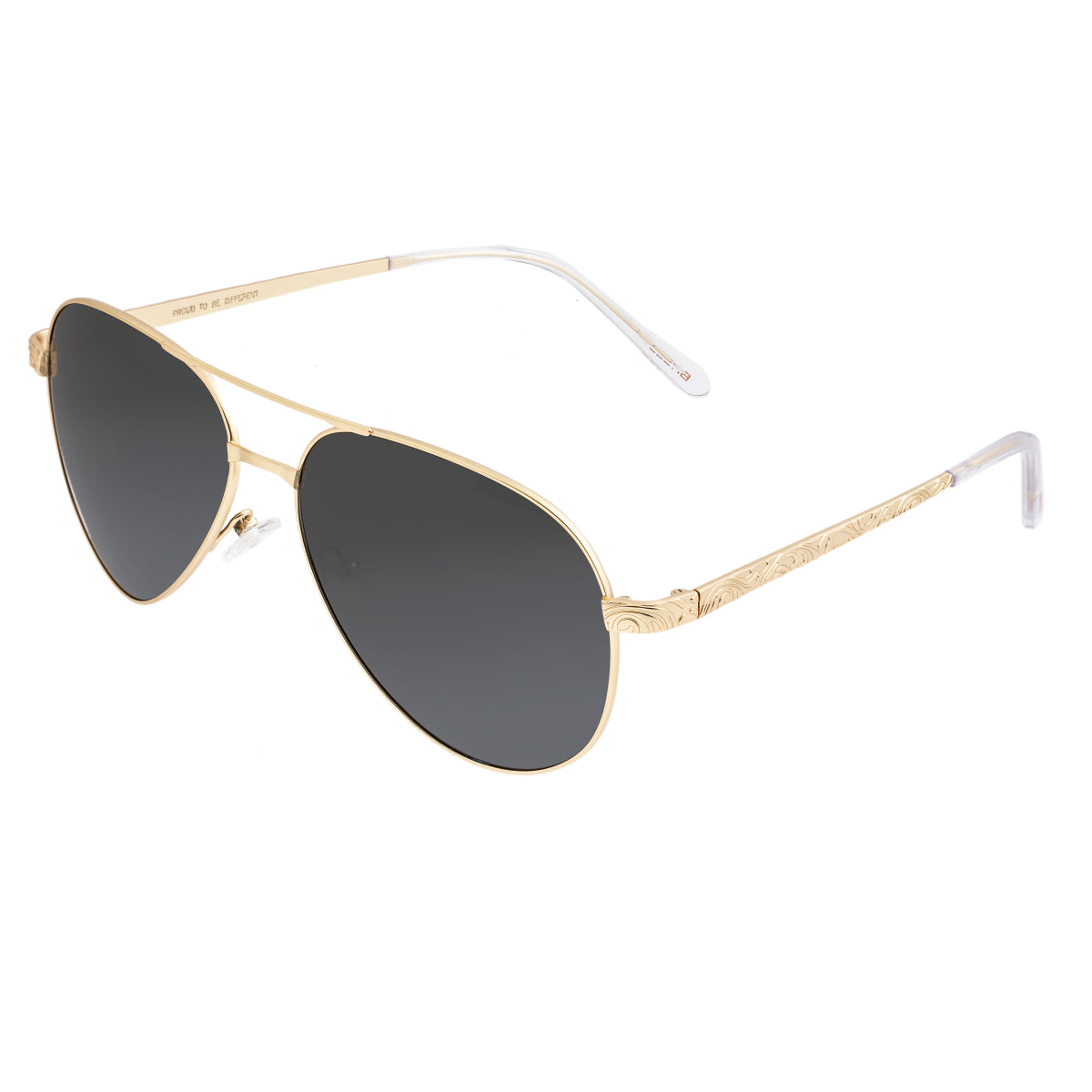 Breed Void Titanium Polarized Sunglasses - Gold/Black - BSG059GD