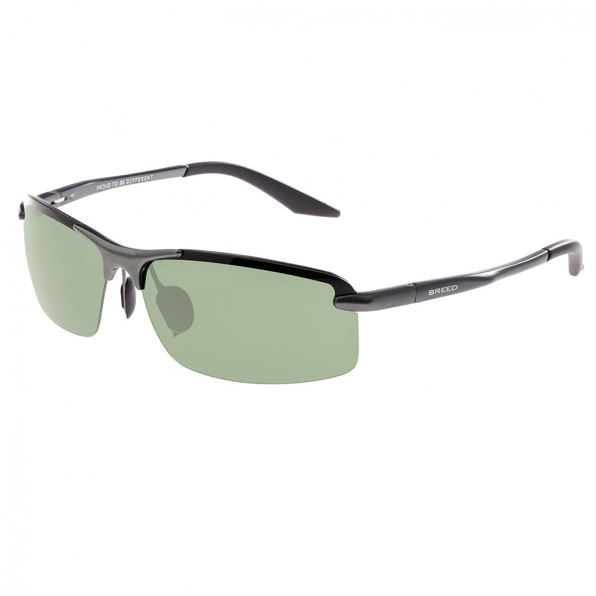Breed Lynx Aluminium Polarized Sunglasses - Gunmetal/Black - BSG015GM