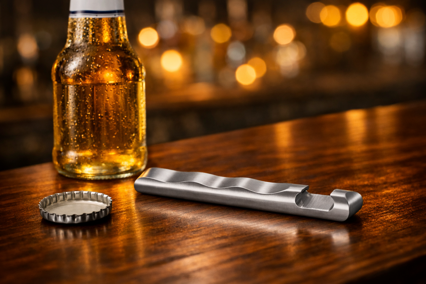 Breed Wave Bottle Opener - Steel - BRDWAVE-01